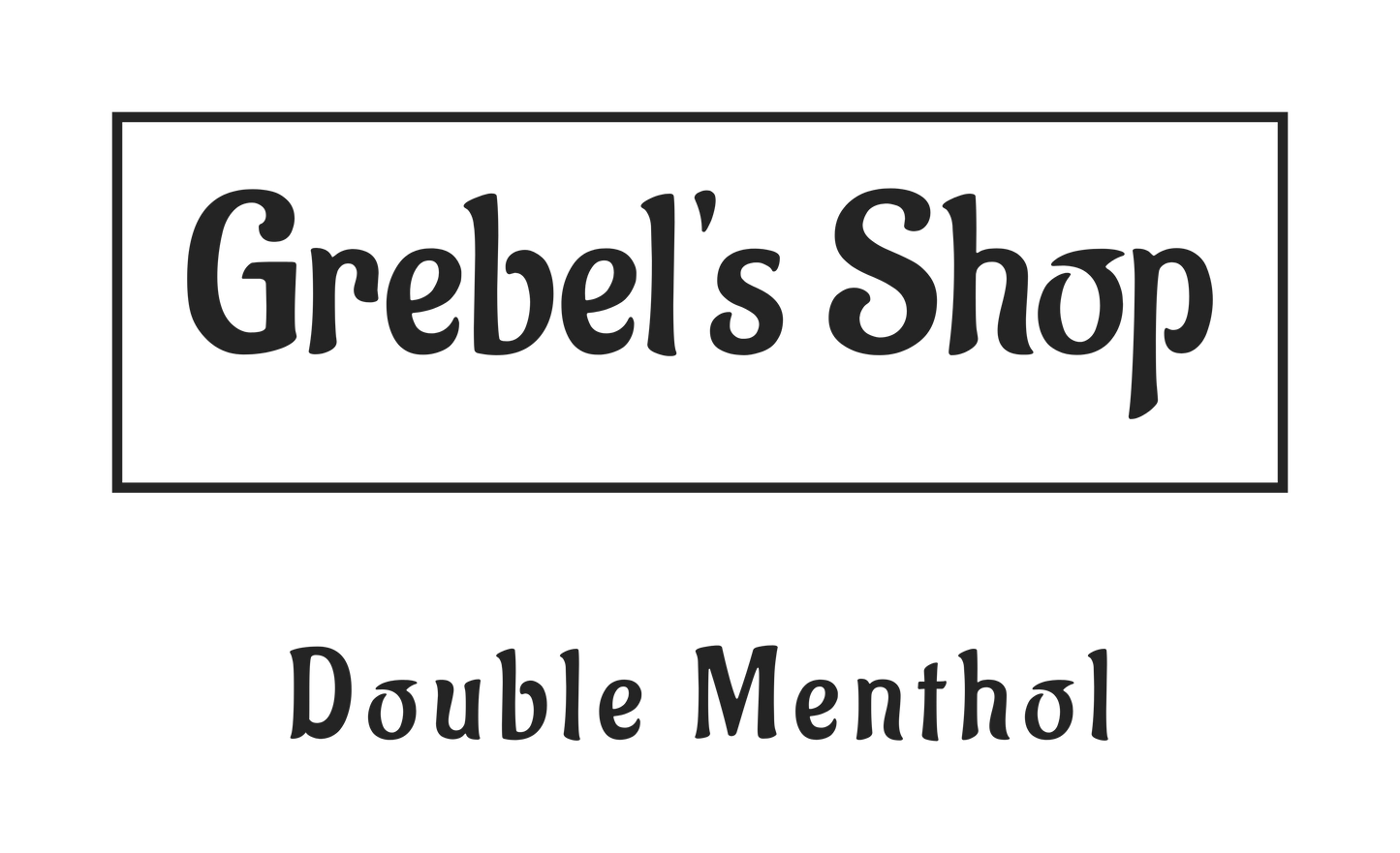 E-juice - Double Menthol
